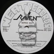 LP - Raven - Wiped Out - Silver Neat Records Logo