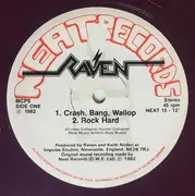 12inch Vinyl Single - Raven - Crash Bang Wallop - EP, Purple With Red Neat Records Logo On Labels