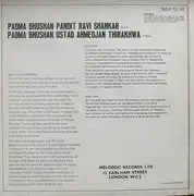 LP - Ravi Shankar / Ustad Ahmedjan Thirakhwa - Padma Bhushan Pandit Ravi Shankar / Padma Bhushan Ustad Ahmedjan Thirakhwa