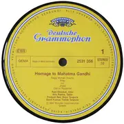 LP - Ravi Shankar - Homage To Mahatma Gandhi & Baba Allauddin