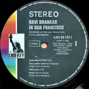 LP - Ravi Shankar - Ravi Shankar In San Francisco