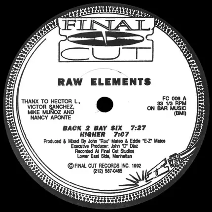 Raw Elements - Back 2 Bay Six