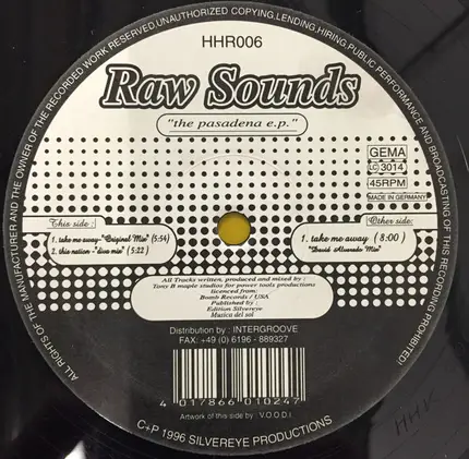 Raw Sounds - The Pasadena EP
