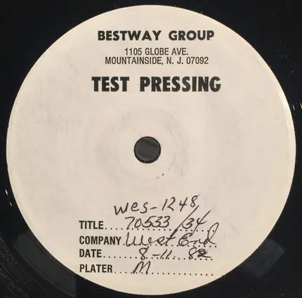 Raw Silk - Do It To The Music (Test Press)