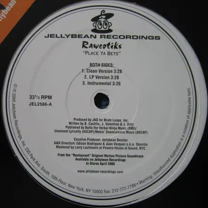 Rawcotiks - Place Ya Bets