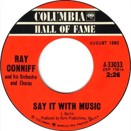 Ray Conniff And His Orchestra & Chorus - 'S Wonderful / Say It With Music