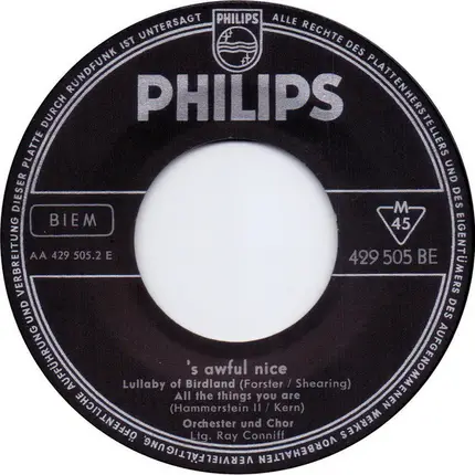 Ray Conniff And His Orchestra & Chorus - 'S Awful Nice