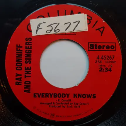 Ray Conniff And The Singers - Loss Of Love / Everybody Knows