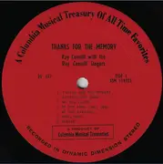 LP - Ray Conniff - Thanks For The Memory - Still Sealed