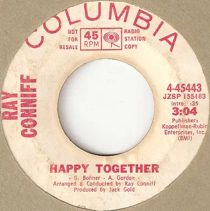 Ray Conniff - Tijuana Taxi / Happy Together