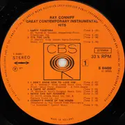 LP - Ray Conniff - Great Contemporary Instrumental Hits