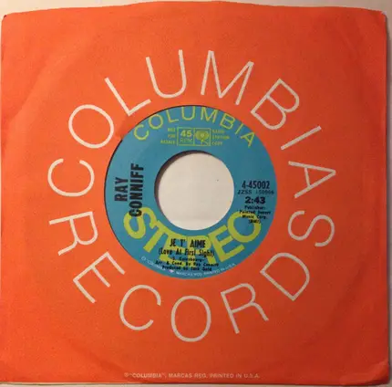 Ray Conniff - Je T' Aime (Love At First Sight)