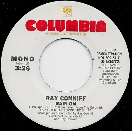 Ray Conniff - Rain On