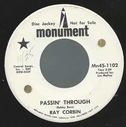 Ray Corbin - Passin' Through