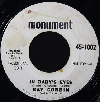 Ray Corbin - Mama, Don't Cry For Me / In Baby's Eyes