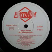 LP - Ray Charles - 20 Greatest Hits