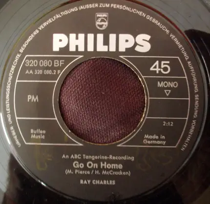 Ray Charles - That's A Lie / Go On Home