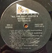 Double LP - Ray Charles - All Time Great Country And Western Hits