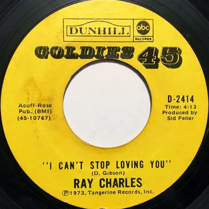 Ray Charles - I Can't Stop Loving You
