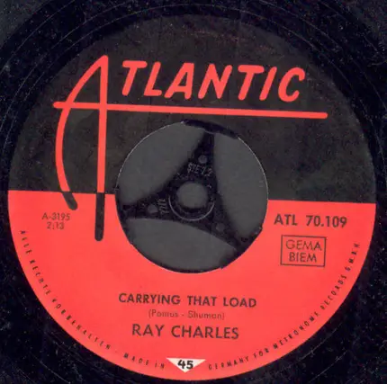 Ray Charles - I'm Movin' On / Carrying That Load