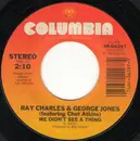 7inch Vinyl Single - Ray Charles - We Didn't See A Thing / I Wish You Were Here Tonight
