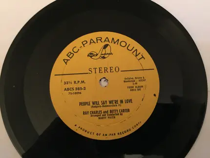 Ray Charles And Betty Carter - Ray Charles And Betty Carter