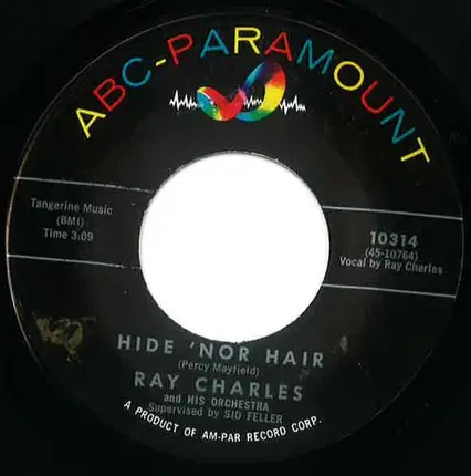 Ray Charles And His Orchestra - At The Club / Hide 'Nor Hair