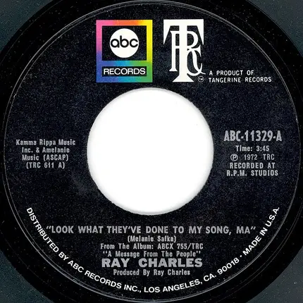 Ray Charles - Look What They've Done To My Song, Ma