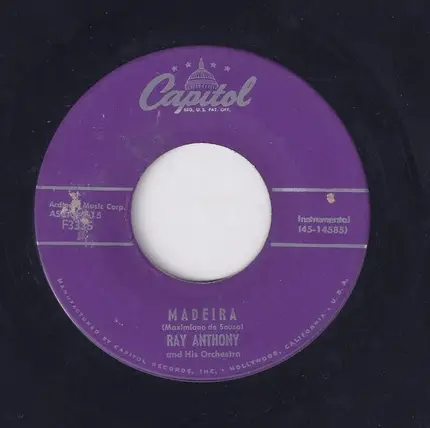 Ray Anthony & His Orchestra - Madeira