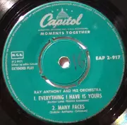 7inch Vinyl Single - Ray Anthony & His Orchestra - Moments Togerher Part 2