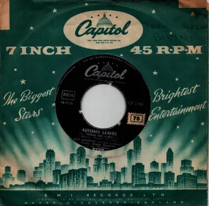 Ray Anthony & His Orchestra - Autumn Leaves