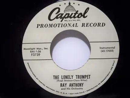 Ray Anthony & His Orchestra - Cello-Phane / The Lonely Trumpet