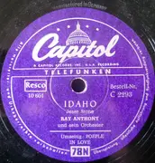 Schellack - Ray Anthony & His Orchestra - People In Love / Idaho