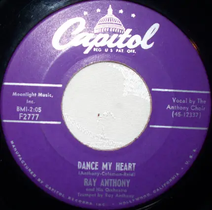 Ray Anthony & His Orchestra - Somewhere Beyond Tonight