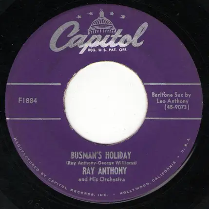 Ray Anthony & His Orchestra - The Honeydipper