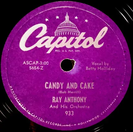Ray Anthony & His Orchestra - Where In The World / Candy And Cake