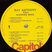LP - Ray Anthony - Worried Mind (The Soul Of Country Western Blues)