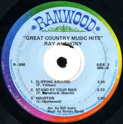 Ray Anthony - Great Country Music Hits