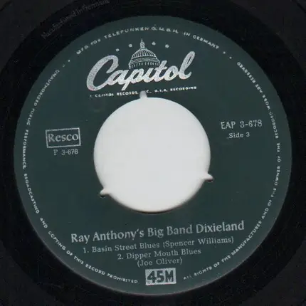 Ray Anthony's Big Band Dixieland - Ray Anthony's Big Band Dixieland
