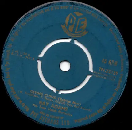 Ray Adams - Walk Hand In Hand / Crying Cloud (Regniga Natt)