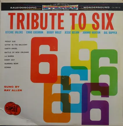 Ray Allen And The Upbeats - Tribute To Six