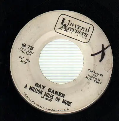Ray Baker - A Million Miles Or More / Without A Reason