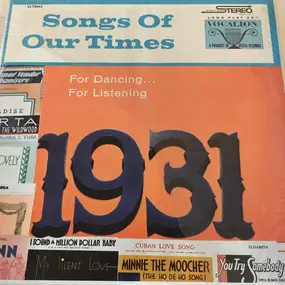 Song Hits of 1931 - Songs of our Time, Song Hits of 1931