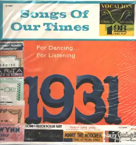 Ray Benson - Songs Of Our Times - Song Hits Of 1931