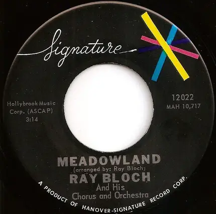 Ray Bloch And His Orchestra / Ray Bloch And His Orchestra - Espanharlem / Meadowland