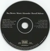 CD - Ray Brown , Monty Alexander , Russell Malone - Ray Brown Monty Alexander Russell Malone