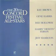 LP - Ray Brown, Gene Harris, Red Holloway - The 20th Concord Festival All Stars