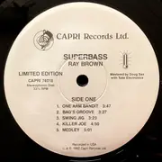 LP - Ray Brown / John Clayton - Super Bass - LTD Ed. / Numbered