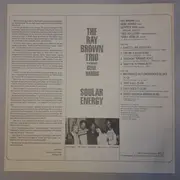 LP - Ray Brown Trio Featuring Gene Harris - Soular Energy - 180g / + OBI, inserts