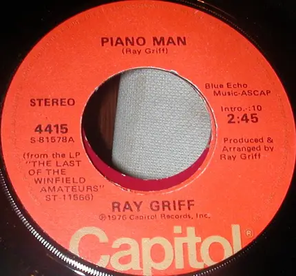 Ray Griff - A Passing Thing / Piano Man